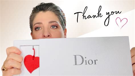 dior gold welcome gift 2024.